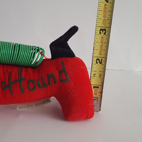 Vintage Holiday Hound Christmas Holiday Card Holder Dan Dee Imports - Picture 13 of 15